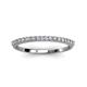 3 - Iskra 0.27 ctw Natural Diamond Round (1.50 mm) 18 Stone Wedding Band 