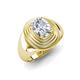 4 - Veyra 2.00 ct IGI Certified Antique Cushion Lab Grown Diamond Women Fluted Dome Solitaire Engagement Ring 