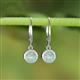 3 - Cara Opal (6.5mm) Solitaire Dangling Earrings 
