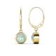 1 - Cara Opal (6.5mm) Solitaire Dangling Earrings 