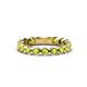 1 - Ashlyn 2.30 mm Peridot 3/4 Eternity Band 