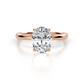 1 - Solina 2.11 ctw IGI Certified Oval Shape Lab Grown Diamond accented Lab Grown Diamond Hidden Halo Women Engagement Ring 