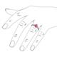 5 - Alicia 2.07 ctw Created Pink Sapphire and Lab Grown Diamond Engagement Ring 