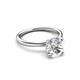 3 - Solina 2.13 ctw IGI Certified Round Lab Grown Diamond accented Lab Grown Diamond Hidden Halo Women Engagement Ring 