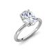 4 - Solina 2.11 ctw IGI Certified Oval Shape Lab Grown Diamond accented Lab Grown Diamond Hidden Halo Women Engagement Ring 