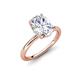 4 - Solina 2.11 ctw IGI Certified Oval Shape Lab Grown Diamond accented Lab Grown Diamond Hidden Halo Women Engagement Ring 