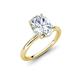 4 - Solina 2.11 ctw IGI Certified Oval Shape Lab Grown Diamond accented Lab Grown Diamond Hidden Halo Women Engagement Ring 