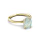 3 - Solina 1.43 ctw Oval Shape Opal accented Lab Grown Diamond Hidden Halo Engagement Ring 