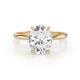 1 - Elodie 5.00 ct IGI Certified Oval Shape Lab Grown Diamond Solitaire Engagement Ring 