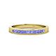 1 - Aaryn 2.00 mm Tanzanite Wedding Band 