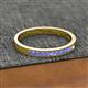 2 - Aaryn 2.00 mm Tanzanite Wedding Band 