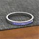 2 - Aaryn 2.00 mm Tanzanite Wedding Band 