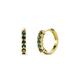 1 - Aricia Petite 0.40 ctw Created Alexandrite Women Hoop Earrings 