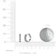 2 - Aricia Petite 0.35 ctw Lab Grown Diamond Women Hoop Earrings 