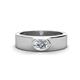 1 - Jason (6 x 4 mm) Oval Shape GIA Certified Diamond Wedding Ring 