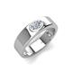 3 - Jason (6 x 4 mm) Oval Shape GIA Certified Diamond Wedding Ring 