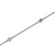 2 - Aizza (5 Stn/2mm) Citrine and Diamond Station Bracelet 