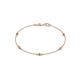 1 - Aizza 0.30 ctw Yellow Diamond and Lab Grown Diamond (2.50 mm) Station Bracelet 