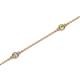 2 - Aizza 0.32 ctw Peridot and Lab Grown Diamond (2.50 mm) Station Bracelet 