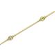 2 - Aizza 0.32 ctw Peridot and Lab Grown Diamond (2.50 mm) Station Bracelet 