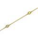 2 - Aizza 0.33 ctw Yellow Sapphire and Diamond (2.50 mm) Station Bracelet 