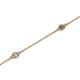 2 - Aizza 0.30 ctw Smoky Quartz and Diamond (2.50 mm) Station Bracelet 