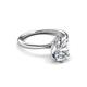 3 - Solina 2.18 ctw IGI Certified Pear Shape Lab Grown Diamond accented Lab Grown Diamond Hidden Halo Women Engagement Ring 
