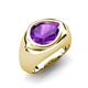 5 - Dianne 1.70 ct Pear Shape Amethyst Women Solitaire Engagement Ring 