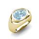 5 - Dianne 1.95 ct Pear Shape Aquamarine Women Solitaire Engagement Ring 