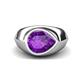 1 - Dianne 1.70 ct Pear Shape Amethyst Women Solitaire Engagement Ring 