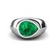 1 - Dianne 2.00 ct Pear Shape Emerald Women Solitaire Engagement Ring 
