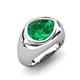 5 - Dianne 2.00 ct Pear Shape Emerald Women Solitaire Engagement Ring 