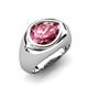 5 - Dianne 1.90 ct Pear Shape Pink Tourmaline Women Solitaire Engagement Ring 