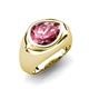 5 - Dianne 1.90 ct Pear Shape Pink Tourmaline Women Solitaire Engagement Ring 
