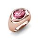 5 - Dianne 1.90 ct Pear Shape Pink Tourmaline Women Solitaire Engagement Ring 