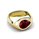 4 - Dianne 2.15 ct Pear Shape Red Garnet Women Solitaire Engagement Ring 