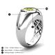 6 - Dianne 2.20 ct Pear Shape Peridot Women Solitaire Engagement Ring 