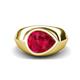1 - Dianne 2.50 ct Pear Shape Ruby Women Solitaire Engagement Ring 