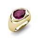 5 - Dianne 2.40 ct Pear Shape Rhodolite Garnet Women Solitaire Engagement Ring 