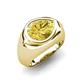 5 - Dianne 2.50 ct Pear Shape Yellow Sapphire Women Solitaire Engagement Ring 