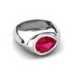 4 - Dianne 2.50 ct Pear Shape Ruby Women Solitaire Engagement Ring 