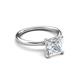 3 - Solina 2.13 ctw IGI Certified Princess Shape Lab Grown Diamond accented Lab Grown Diamond Hidden Halo Women Engagement Ring 