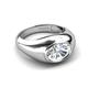 3 - Dianne 2.00 ct IGI Certified Oval Shape Lab Grown Diamond Women Solitaire Engagement Ring 