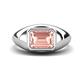 1 - Dianne 2.25 ct Emerald Shape Morganite Women Solitaire Engagement Ring 