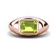 1 - Dianne 2.45 ct Emerald Shape Peridot Women Solitaire Engagement Ring 