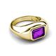 5 - Dianne 2.00 ct Emerald Shape Amethyst Women Solitaire Engagement Ring 
