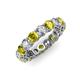 3 - Tiffany 3.60 ctw Yellow Diamond and Diamond (3.80 mm) Eternity Band 