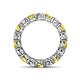 4 - Tiffany 3.69 ctw Yellow Sapphire and Diamond (3.80 mm) Eternity Band 