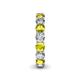5 - Tiffany 3.60 ctw Yellow Diamond and Diamond (3.80 mm) Eternity Band 