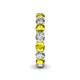 5 - Tiffany 3.60 ctw Yellow Diamond and Diamond (3.80 mm) Eternity Band 